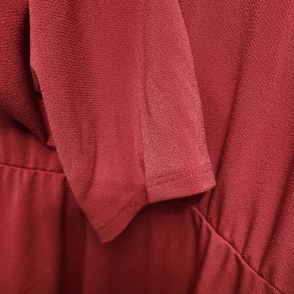 Nine West women's wrap dress size 3X red soft jersey new with tags - Picture 7 of 8